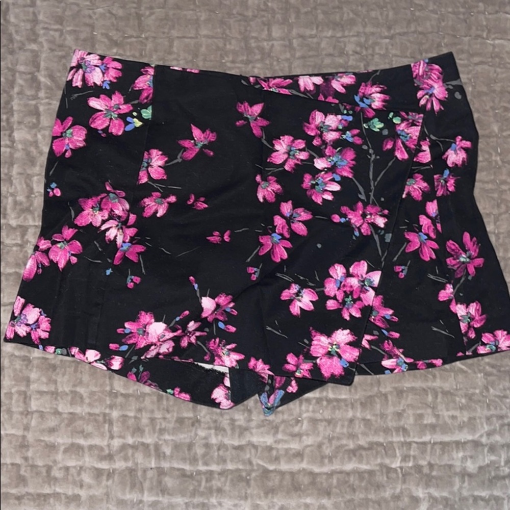 Cheery blossom wrap shorts